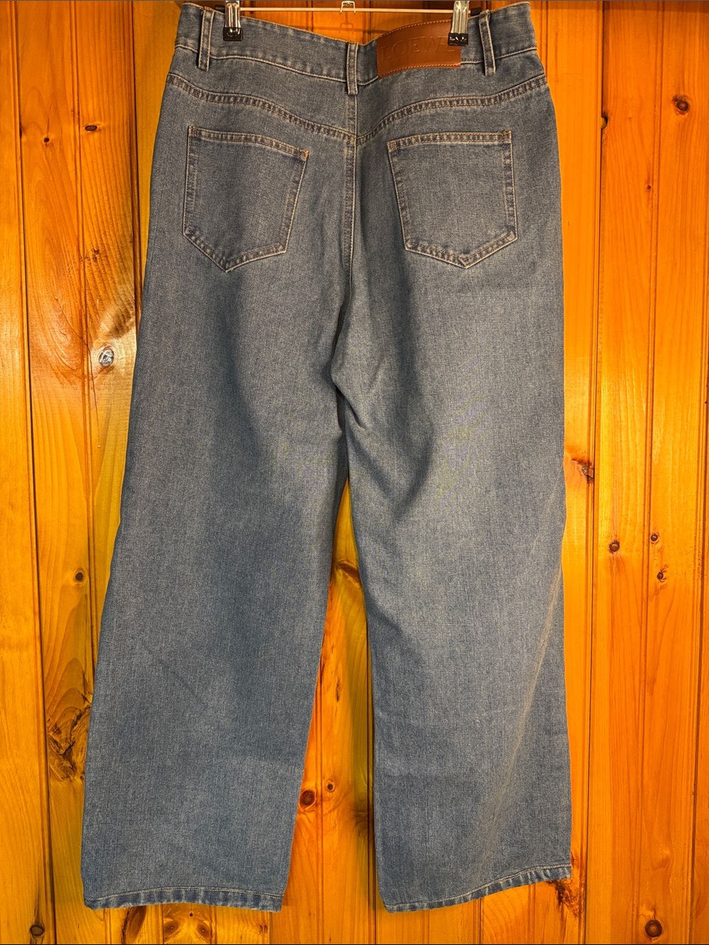 Loewe Anagram Baggy Wide-Leg Jeans - Picture 9 of 14